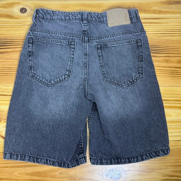 COTTON ON Baggy Denim Shorts Black Jorts. 90's/Grunge/Hip Hop. Size 28 Waist - Picture 5 of 5